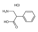 3-Amino-2-phenylpropanoic acid hydrochloride图片