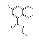 ethyl 3-bromonaphthalene-1-carboxylate结构式