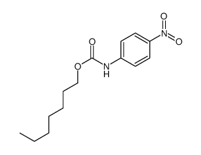 heptyl N-(4-nitrophenyl)carbamate Structure