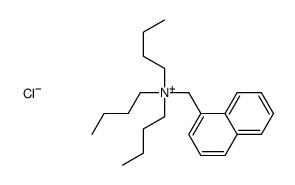 tributyl(naphthalen-1-ylmethyl)azanium,chloride Structure