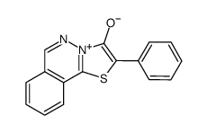 anhydro-3-hydroxy-2-phenylthiazolo(2,3-a)phthalazin-4-ium hydroxide结构式