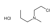 N-(2-chloroethyl)-N-methylpropan-1-amine,hydrochloride Structure