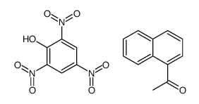 1-naphthalen-1-ylethanone,2,4,6-trinitrophenol Structure