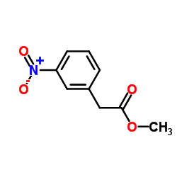 Methyl (3-nitrophenyl)acetate structure