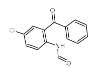 N-(2-苯甲酰基-4-氯苯基)甲酰胺结构式