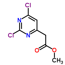 Methyl 2-(2,6-dichloropyrimidin-4-yl)acetate structure