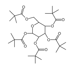 BETA-D-GALACTOSE PENTAPIVALATE structure