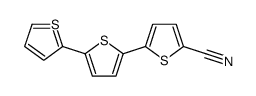 5-(5-thiophen-2-ylthiophen-2-yl)thiophene-2-carbonitrile Structure