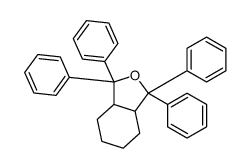 1,1,3,3-tetraphenyl-3a,4,5,6,7,7a-hexahydro-2-benzofuran Structure