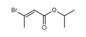 isopropyl 3-bromobut-2-enoate结构式