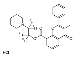 Flavoxate-d4 hydrochloride structure