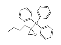 1,2-epoxy-2-hexyl(triphenyl)silane Structure