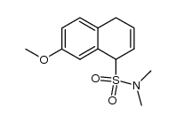 1,4-dihydro-7-methoxy-N,N-dimethylnaphthalene-1-sulfonamide Structure