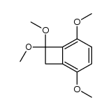 1,1,3,6-tetramethoxybenzocyclobutene结构式