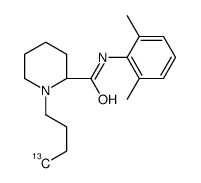 (2S)-1-butyl-N-(2,6-dimethylphenyl)piperidine-2-carboxamide Structure