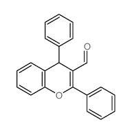 2,4-Diphenyl-4H-chromene-3-carbaldehyde Structure