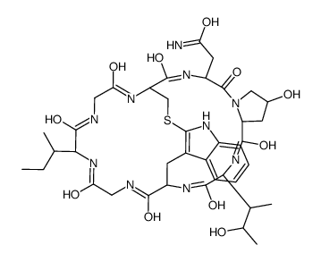 amaninamide, S-deoxy-(gamma-hydroxy-Ile(3))-结构式