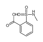 2-(N-甲基氨磺酰基)苯甲酸结构式