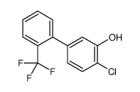 2-chloro-5-[2-(trifluoromethyl)phenyl]phenol结构式