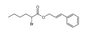 cinnamyl 2-bromohexanoate Structure