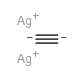 Silver acetylide Structure