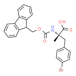 Fmoc-α-methyl-L-4-bromophenylalanine structure