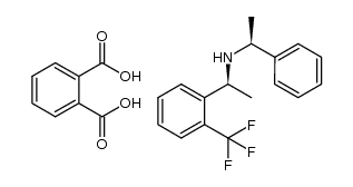 (S)-1-phenyl-N-((S)-1-(2-(trifluoromethyl)phenyl)ethyl)ethanamine phthalate Structure