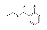 S-ethyl 2-bromobenzothioate结构式