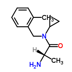 N-Cyclopropyl-N-(2-methylbenzyl)alaninamide结构式