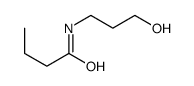 N-(3-hydroxypropyl)butanamide Structure