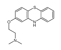 N,N-dimethyl-2-(10H-phenothiazin-2-yloxy)ethanamine Structure