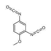 2,4-diisocyanato-1-methoxybenzene Structure