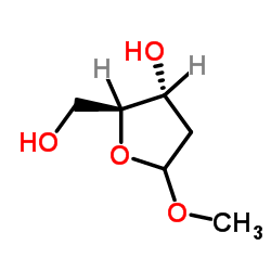 甲基-2-脱氧-alpha-L-赤式戊呋喃糖结构式