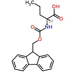 Fmoc-d-nva-oh structure