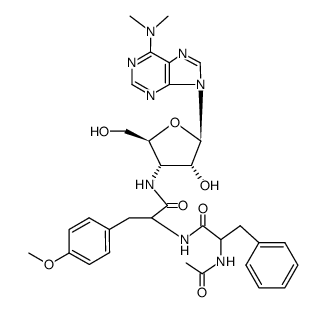 N-acetylphenylalanylpuromycin结构式