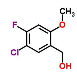 (5-Chloro-4-fluoro-2-methoxyphenyl)methanol Structure