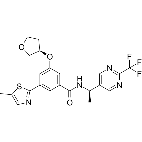 Eliapixant结构式