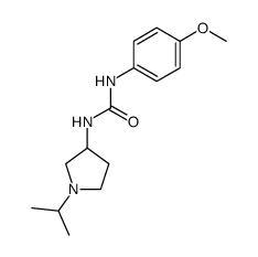 1-(1-Isopropyl-3-pyrrolidinyl)-3-(p-methoxyphenyl)urea picture