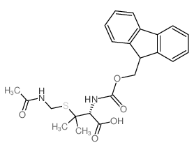 Fmoc-pen(acm)-oh Structure