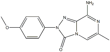 8-amino-2-(4-methoxyphenyl)-6-methyl-[1,2,4]triazolo[4,3-a]pyrazin-3(2H)-one Structure