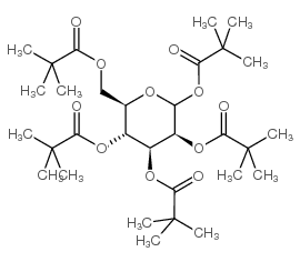 1,2,3,4,6-五-O-特戊酰-D-吡喃甘露糖结构式