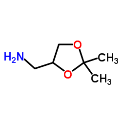 2,2-Dimethyl-1,3-dioxolane-4-methanamine Structure