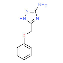 3-(Phenoxymethyl)-1H-1,2,4-triazol-5-amine结构式