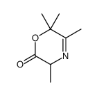 2H-1,4-Oxazin-2-one,3,6-dihydro-3,5,6,6-tetramethyl-(9CI) picture