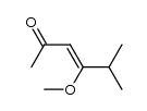 (Z)-4-methoxy-5-methyl-hex-3-en-2-one结构式