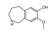 1H-2-Benzazepin-7-ol, 2,3,4,5-tetrahydro-8-methoxy-结构式