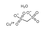 copper(II) methanedisulfonate pentahydrate结构式