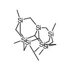 2,5,6a,8,10,11a-hexamethyl-dodecahydro-2,3a,5,6a,8,10,11a-heptasila-3a,9-cyclo-2,10,5,8-dimethano-cycloocta[de]naphthalene Structure