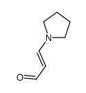 3-(Pyrrolidin-1-yl)acrylaldehyde structure