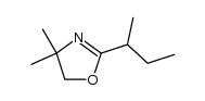 2-(2-butyl)-4,4-dimethyl-2-oxazoline结构式